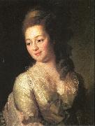 Levitsky, Dmitry, Portrait of Maria Dyakova
